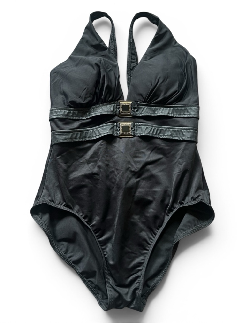Miraclesuit Black Slimming One-Piece Swimsuit with Built-In Cups